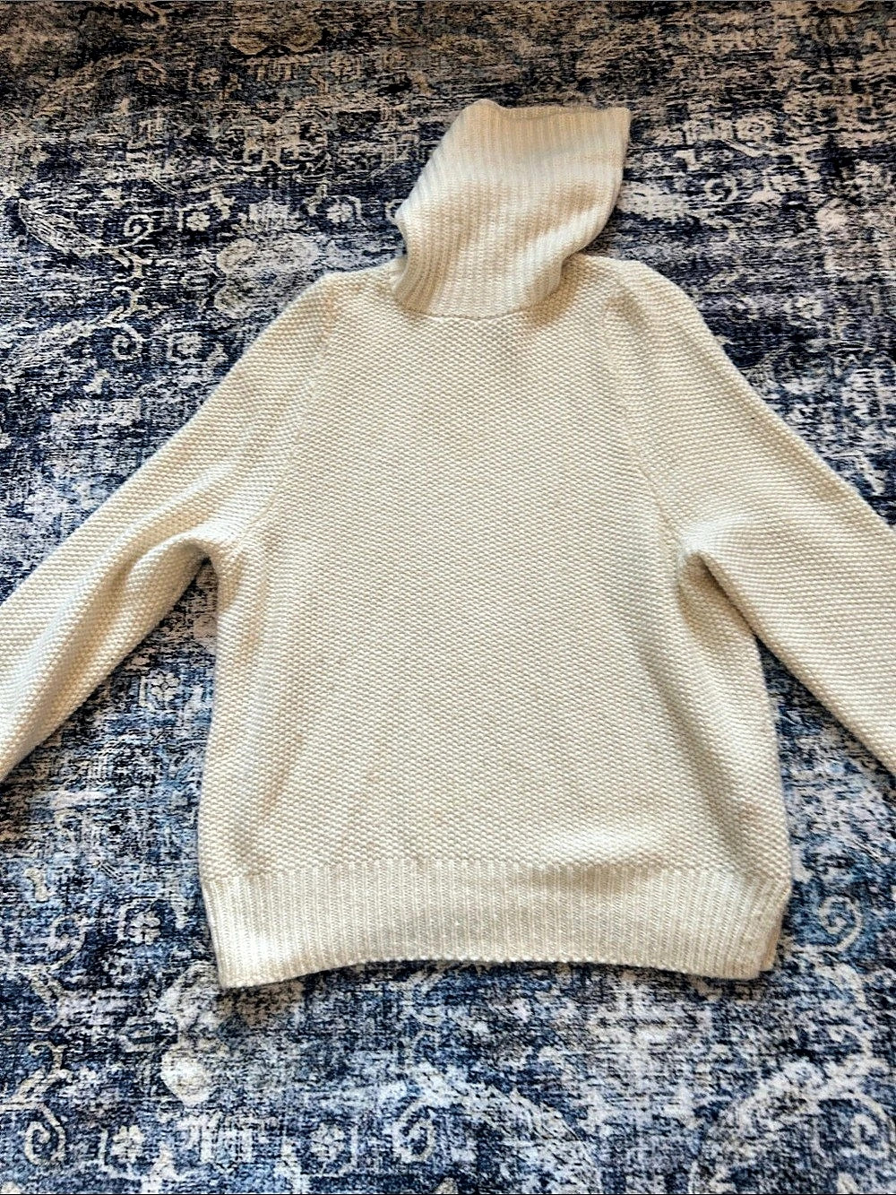 Madewell Women's Cream Turtleneck Sweater